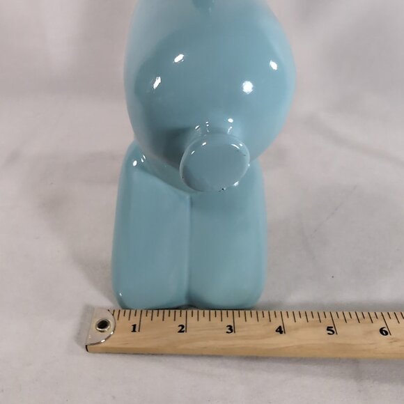 Balloon Animal Unicorn Sculpture Figure Blue Decor Paperweight 12x10" Dog Baby - Picture 10 of 11